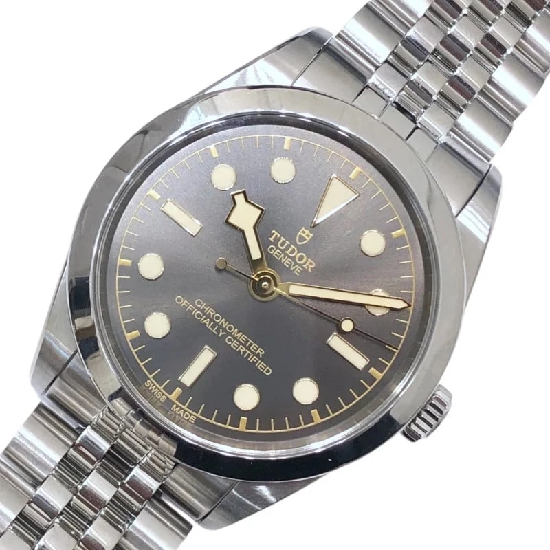 TUDOR BLACK WATCH: Tudor Black Watch Brand: TUDOR Type: Wrist watch Material: Stainless steel SS Color: Dial Color Black Anthracite Size: [ Case size ] 36mm / Case shape: Round face / Case thickness: 10.5mm [ Arm ci