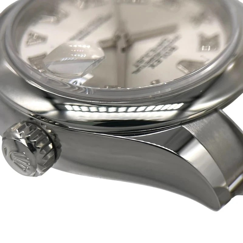 ROLEX DATEJUST SILVER WATCH - 5