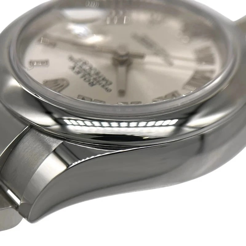 ROLEX DATEJUST SILVER WATCH - 7