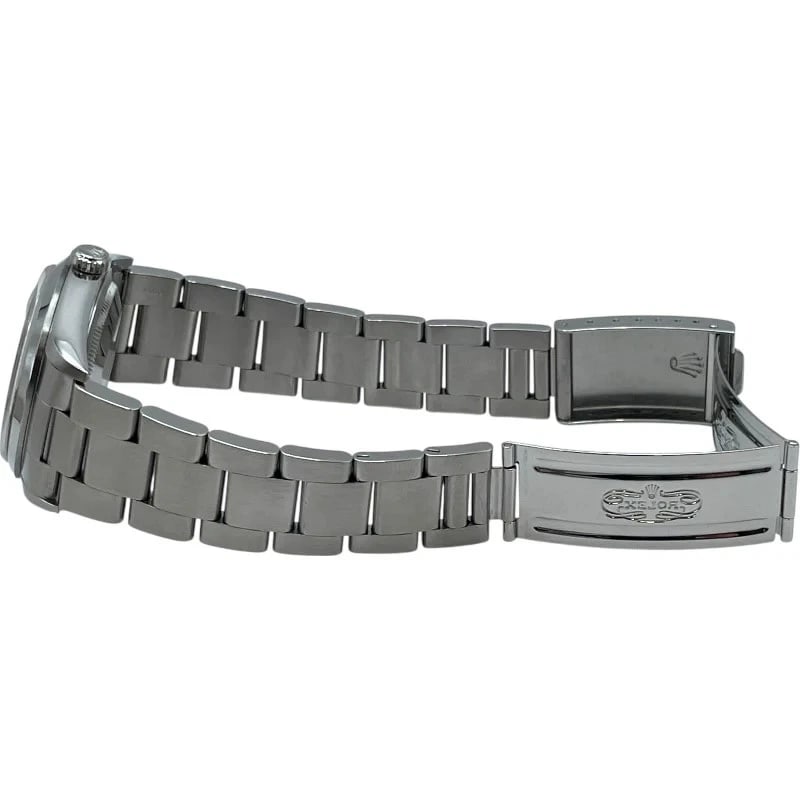 ROLEX DATEJUST SILVER WATCH - 4