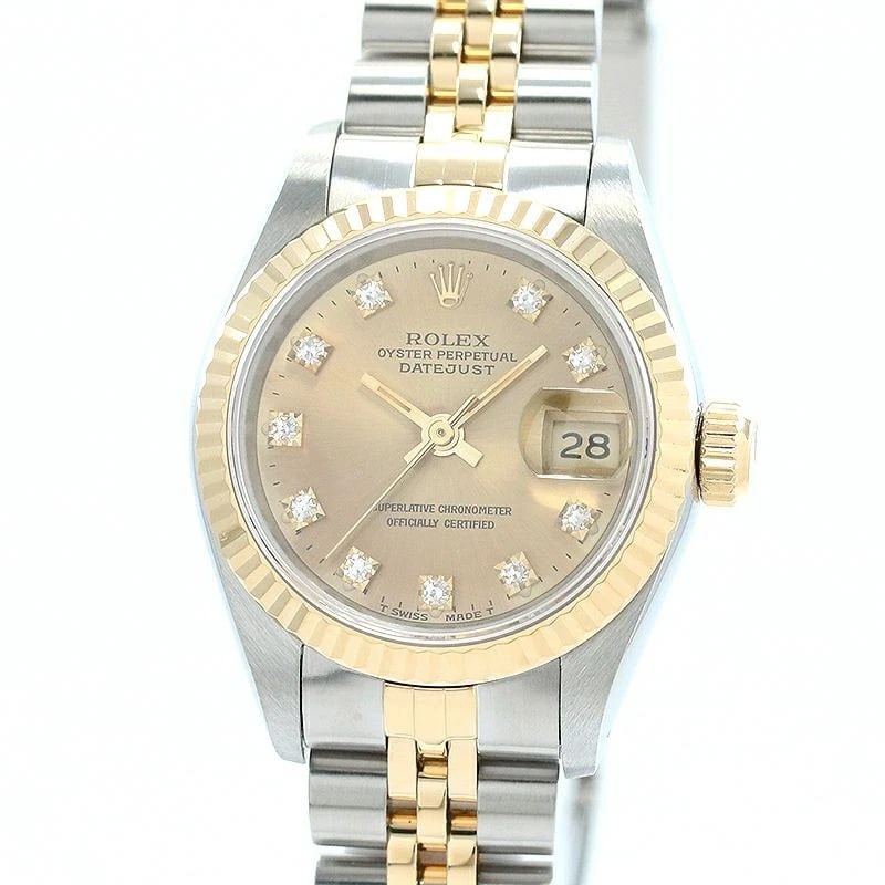 ROLEX OYSTER PERPETUAL DATEJUST WATCH: Rolex Oyster Perpetual Datejust Watch Brand: ROLEX Type: Wrist watch Material: Case Material Stainless Steel/18K Yellow Gold Band Material Stainless steel/18K yellow gold Color: Dial Color