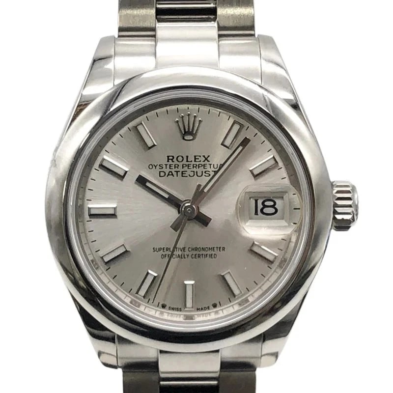 ROLEX DATEJUST SILVER WATCH (1 of 8)