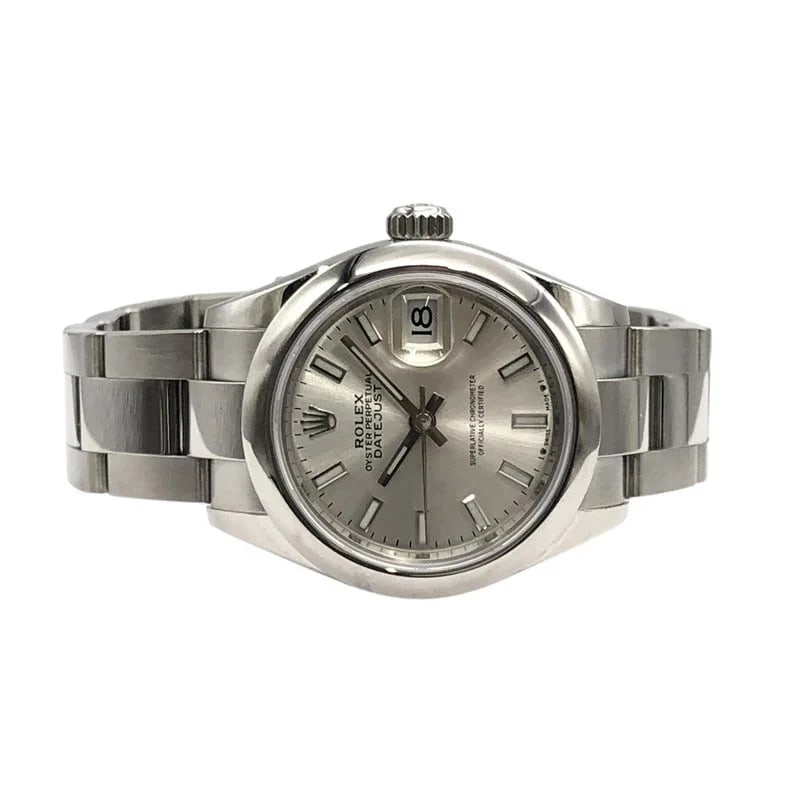 ROLEX DATEJUST SILVER WATCH - 2