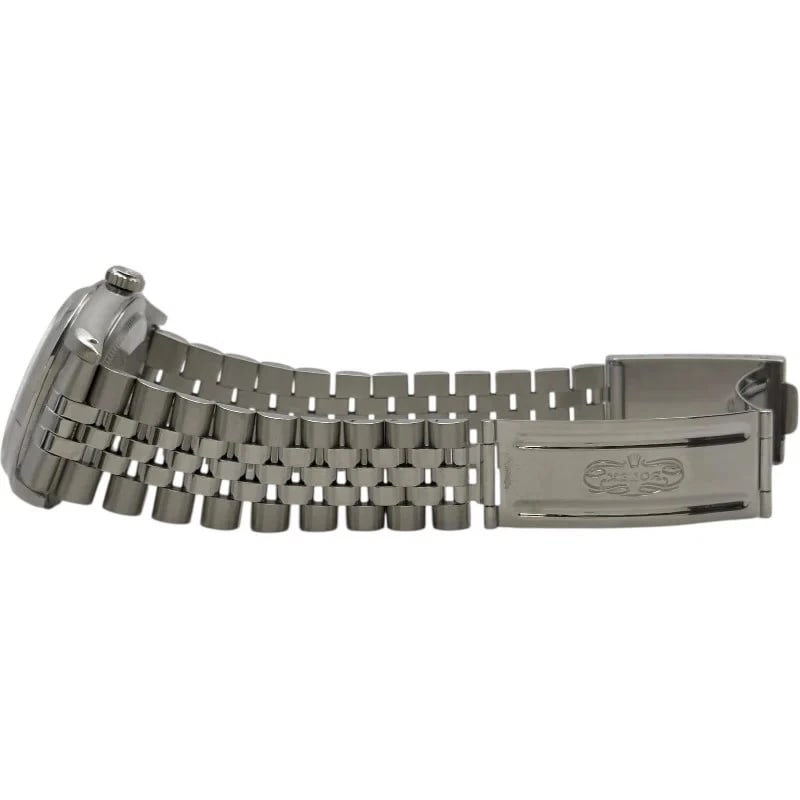 ROLEX DATEJUST WHITE WATCH - 4