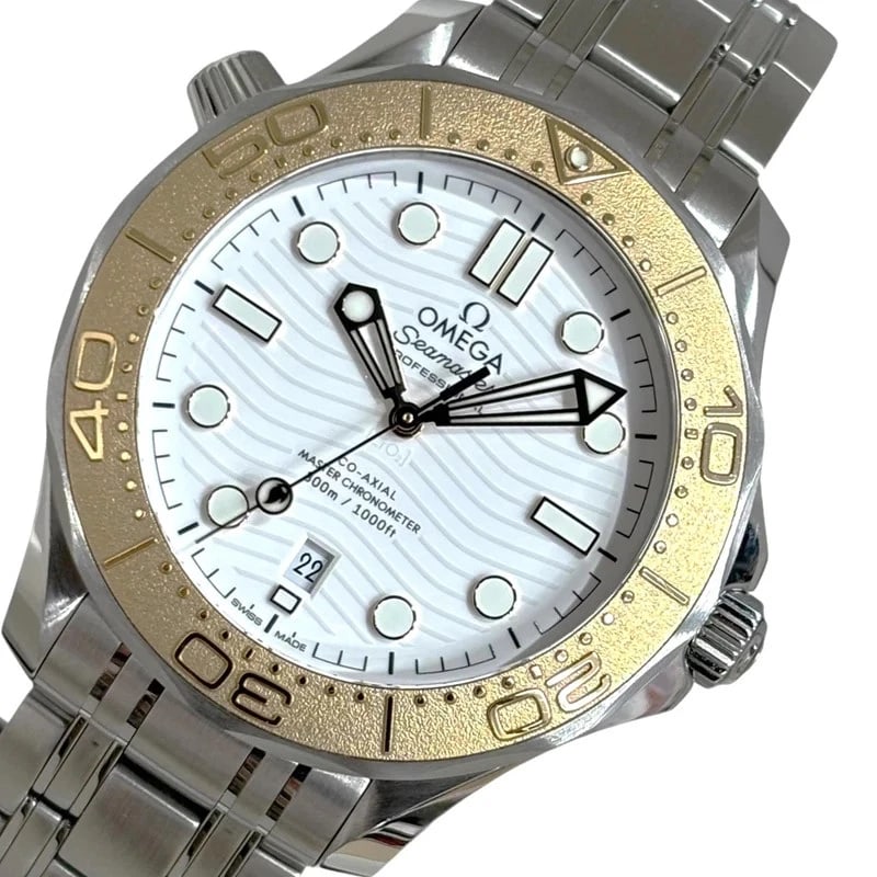 OMEGA SEAMASTER PARIS OLYMPICS WATCH: Omega Seamaster Paris Olympics Watch Brand: OMEGA Type: Wrist watch Material: YG/SS Color: Dial Color White Size: [ Case size ] 42mm [ Arm circumference size ] 19cm Accessories: None