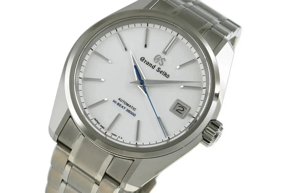 SEIKO GRAND HERITAGE COLLECTION WATCH: SEIKO Grand Heritage Collection Watch Brand: SEIKO Type: Wrist watch Material: TI Color: Dial Color White Size: [ Case size ] 40mm [ Arm circumference size ] 20cm Case Thickness 13mm 