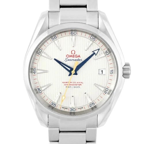 OMEGA SEAMASTER AQUA TERRA GOLF RYDER WATCH: OMEGA Seamaster Aqua Terra Golf Ryder Watch Brand: Omega Type: Wrist watch Material: SS Color: Dial Color Silver Size: [ Case size ] 41.5mm Accessories: None Accessories Notice: When