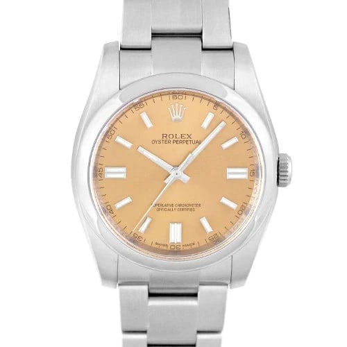 ROLEX WHITE GRAPE DIAL WATCH: ROLEX White Grape Dial Watch Brand: Rolex Type: Wrist watch Material: SS Color: Dial Color Gold/ White Grape Size: [ Case size ] 36mm Accessories: None Accessories Notice: When purchasing