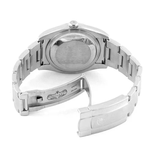 ROLEX WHITE GRAPE DIAL WATCH - 3