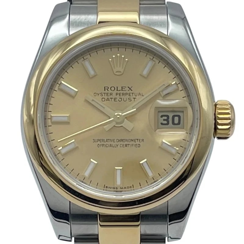 ROLEX DATEJUST GOLD K18/SS WATCH: Rolex Datejust Gold K18/SS Watch Brand: ROLEX Type: Wrist watch Material: K18/SS Color: Dial Color Gold Size: [ Case size ] 26mm / Case shape: Round face / Case thickness: 10.4mm [ Arm circumferen