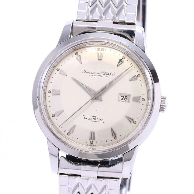 IWC INGENIEUR WATCH: IWC Ingenieur Watch Brand: IWC Type: Wrist watch Material: Case Material Stainless Steel Band Material Jacoby Bender JB Champion Stainless Steel Bracelet Color: Dial Color Silver Size: [ Case