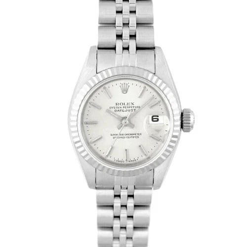 ROLEX DATEJUST WATCH: ROLEX Datejust Watch Brand: Rolex Type: Wrist watch Material: WG×SS Color: Dial Color Silver Size: [ Case size ] 26mm Accessories: None Accessories Notice: When purchasing pre-owned goods,