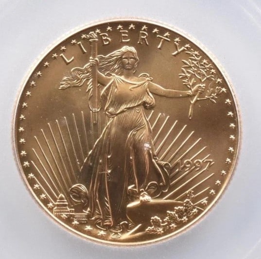 1997 $25 AMERICAN GOLD EAGLE (1 of 2)