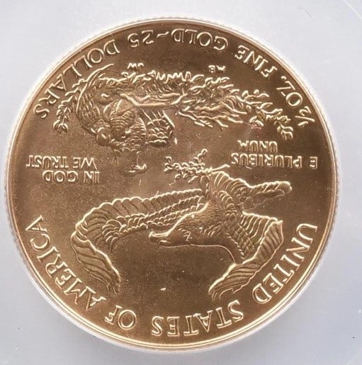 1997 $25 AMERICAN GOLD EAGLE - 2