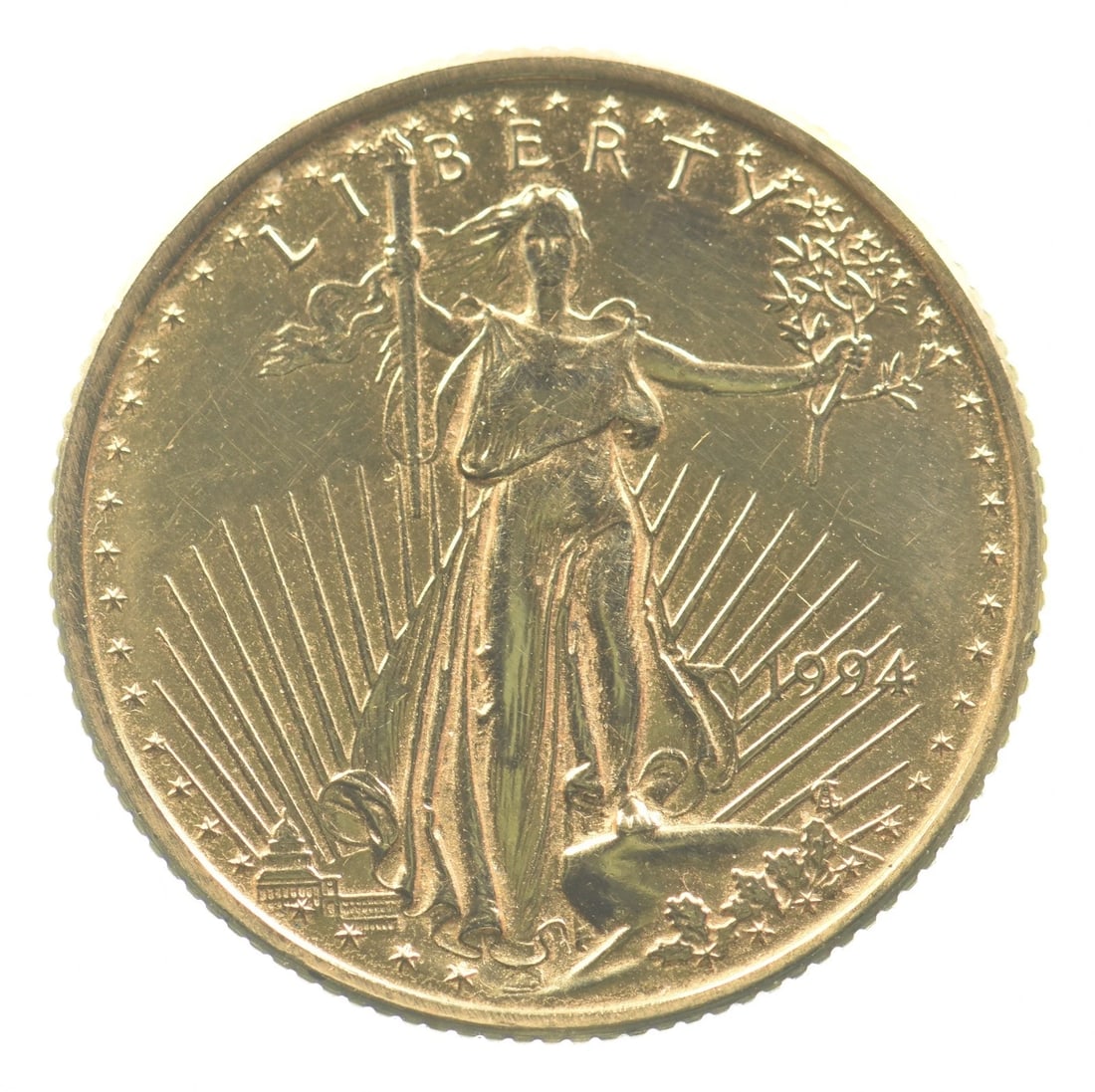 1994 $10 AMERICAN GOLD EAGLE: 1994 $10 American Gold Eagle Brand/Mint: None Year: 1994 Denomination: $10 Country of Origin: United States Accessories: None Accessories Notice: When purchasing pre-owned goods, please refer to t