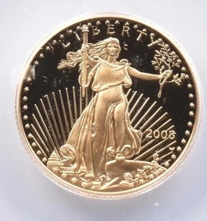 2008-W $10 AMERICAN GOLD EAGLE (1 of 2)