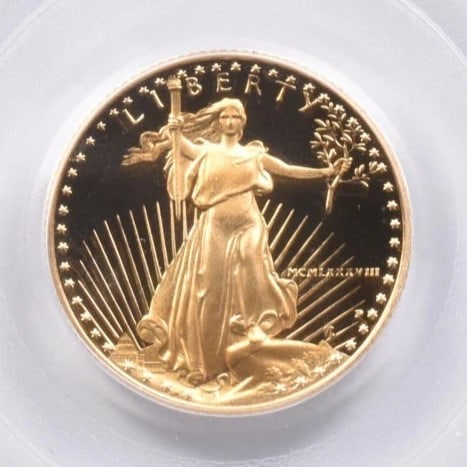 1988-P $10 AMERICAN GOLD EAGLE: 1988-P $10 American Gold Eagle Brand/Mint: None Year: 1988 Denomination: $10 Country of Origin: United States Accessories: None Accessories Notice: When purchasing pre-owned goods, please