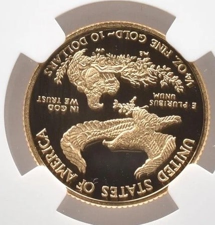 2014-W $10 AMERICAN GOLD EAGLE: 2014-W $10 American Gold Eagle Brand/Mint: None Year: 2014 Denomination: $10 Country of Origin: United States Accessories: None Accessories Notice: When purchasing pre-owned goods, please refer to