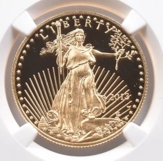 2013-W $25 AMERICAN GOLD EAGLE MERCANTI (1 of 2)