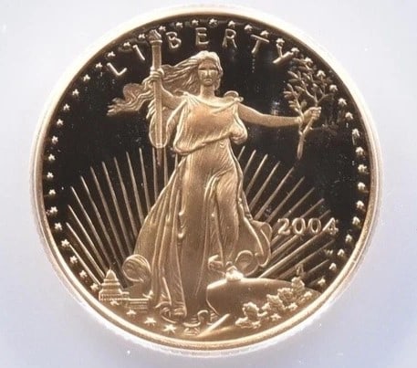 2004-W $10 AMERICAN GOLD EAGLE (1 of 2)