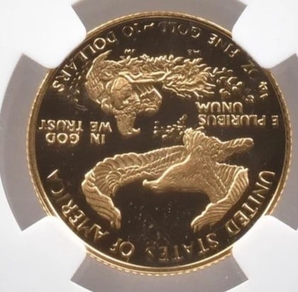 1990-P $10 AMERICAN GOLD EAGLE - 2