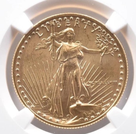 1995 $25 AMERICAN GOLD EAGLE: 1995 $25 American Gold Eagle Brand/Mint: None Year: 1995 Denomination: $25 Country of Origin: None Accessories: None Accessories Notice: When purchasing pre-owned goods, please refer to the