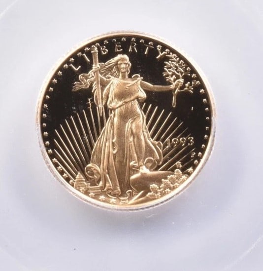 1993-P $10 AMERICAN GOLD EAGLE - GOLD (1 of 2)