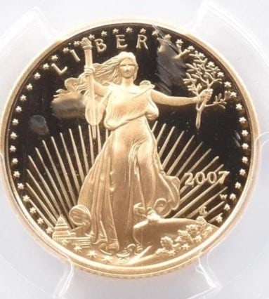 2007-W $10 AMERICAN GOLD EAGLE (1 of 2)