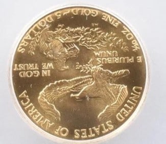 1990 $5 AMERICAN GOLD EAGLE - 2