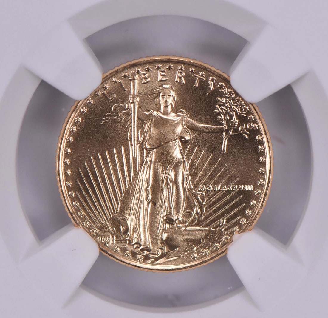 1988 $5 AMERICAN GOLD EAGLE: 1988 $5 American Gold Eagle Brand/Mint: None Year: 1988 Denomination: 5 Country of Origin: United States Accessories: None Accessories Notice: When purchasing pre-owned goods, please refer to