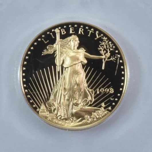 1998-W $10 AMERICAN GOLD EAGLE (1 of 2)