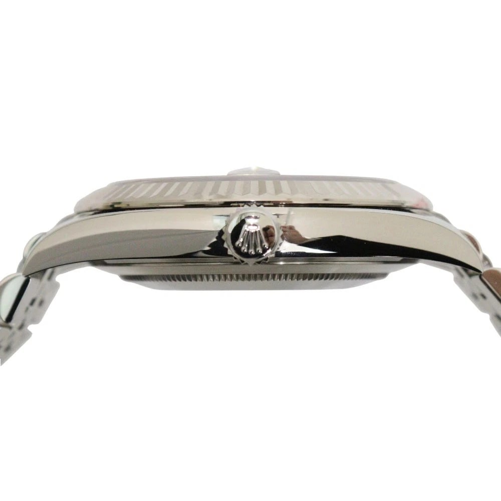 ROLEX DATEJUST BLACK WATCH - 2