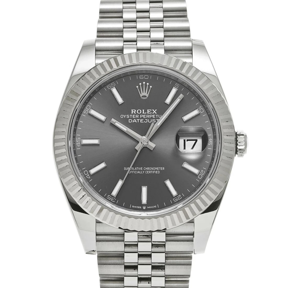 ROLEX DATEJUST WATCH: ROLEX Datejust Watch Brand: ROLEX Type: N/A Material: Band Material Stainless, Case Material Sapphire Crystal Color: Band Color N/A Size: Band Size none, Case Size 41×41mm Accessories: None