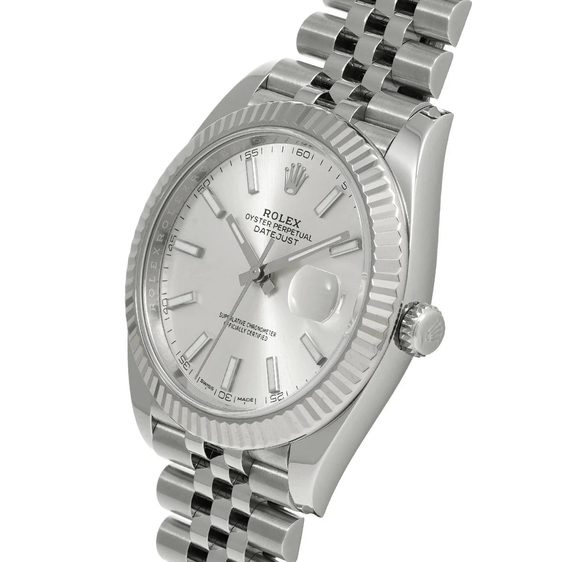 ROLEX DATEJUST SILVER WATCH - 2