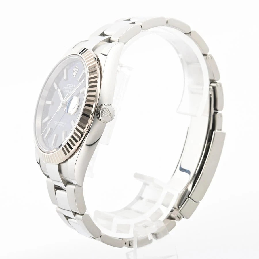 ROLEX DATEJUST BLUE WATCH - 2