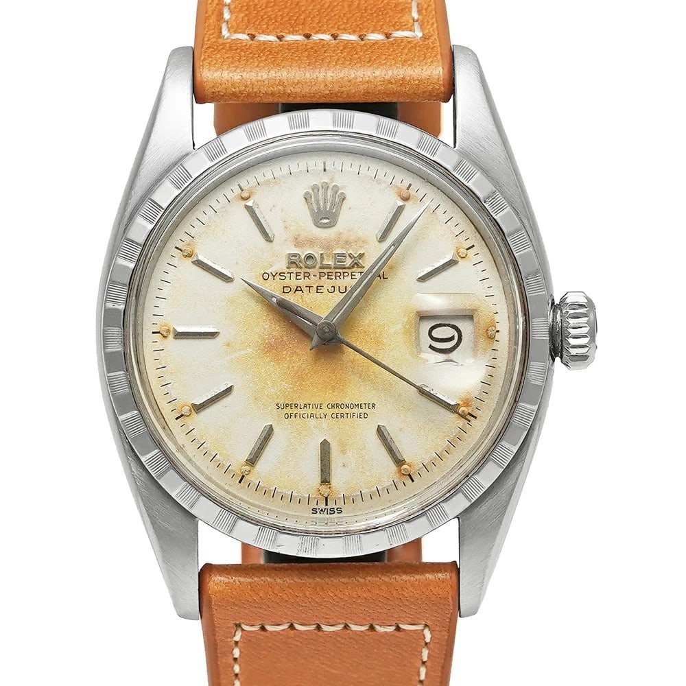 ROLEX DATEJUST IVORY WATCH: ROLEX Datejust Ivory Watch Brand: ROLEX Type: N/A Material: Band Material Stainless Steel, Case Material N/A Color: Band Color Ivory Size: Band Size none, Case Size 36mm x 36mm Accessories: