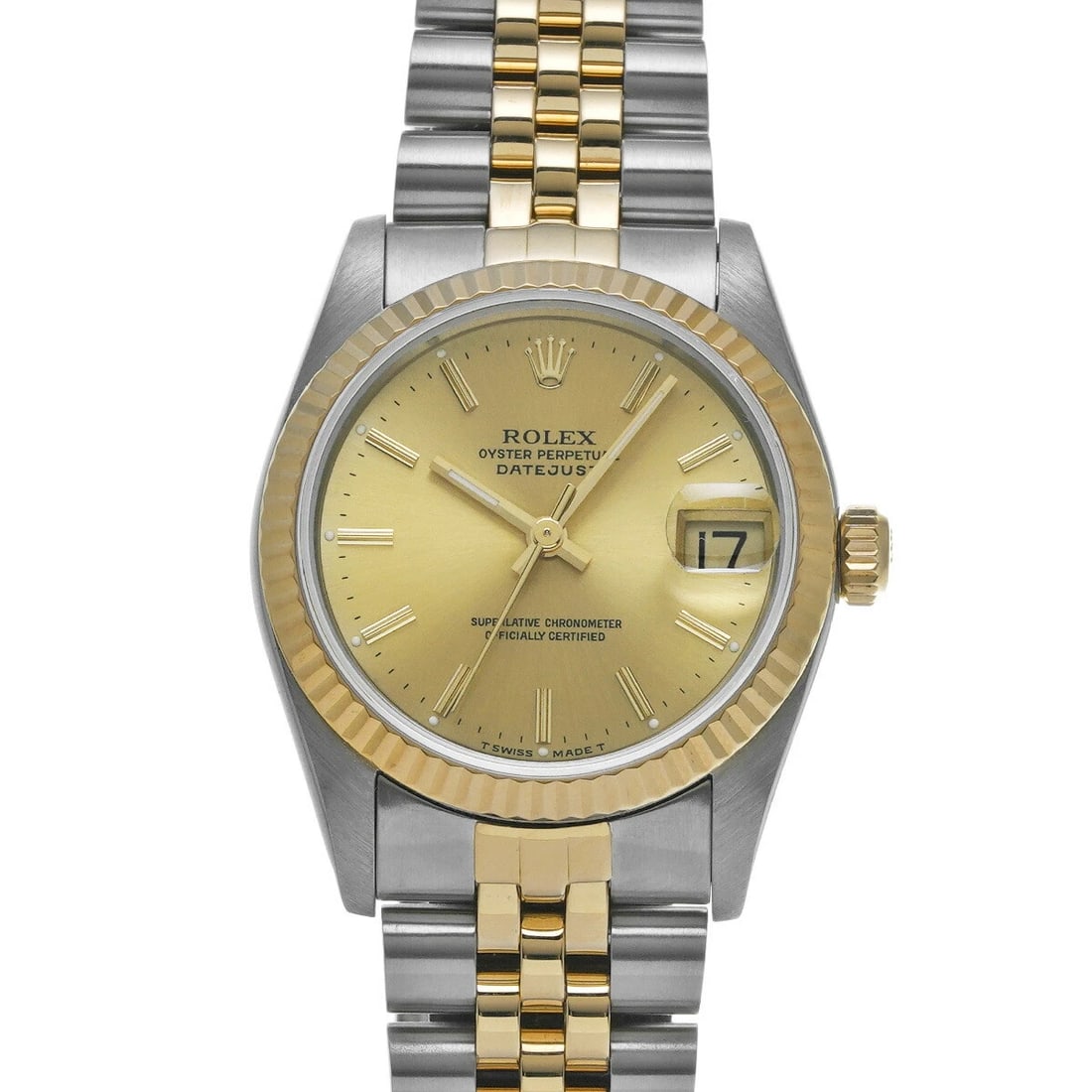 ROLEX DATEJUST WATCH: ROLEX Datejust Watch Brand: ROLEX Type: Wristwatch Material: Band Material Stainless, Case Material Sapphire Crystal Color: Band Color NA Size: Band Size 19cm, Case Size 31×31mm Accessories: