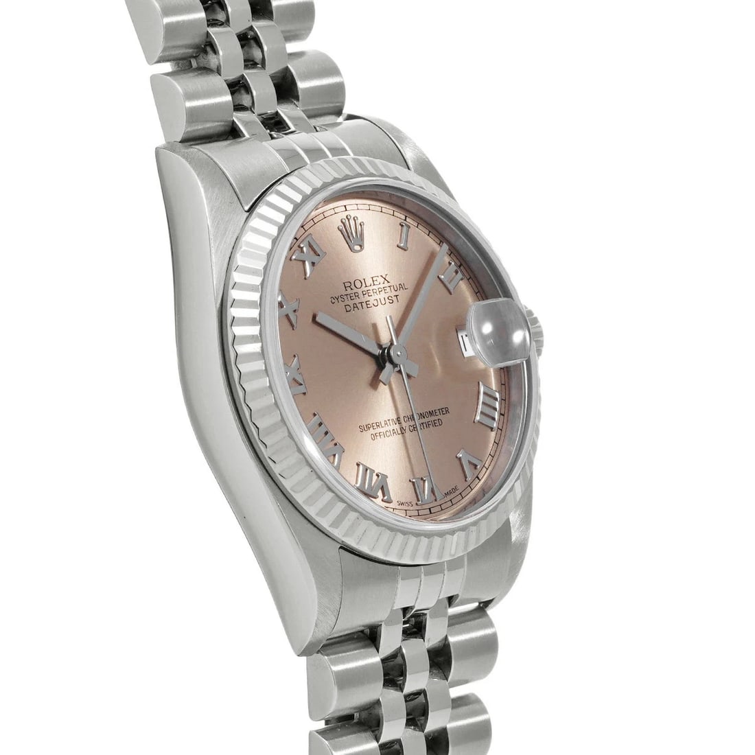 ROLEX DATEJUST PINK WATCH - 3