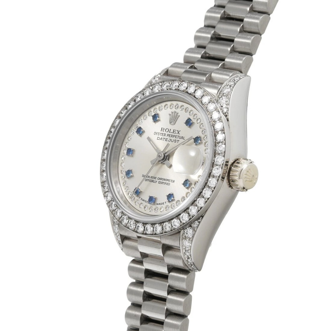 ROLEX DATEJUST SILVER WATCH - 2