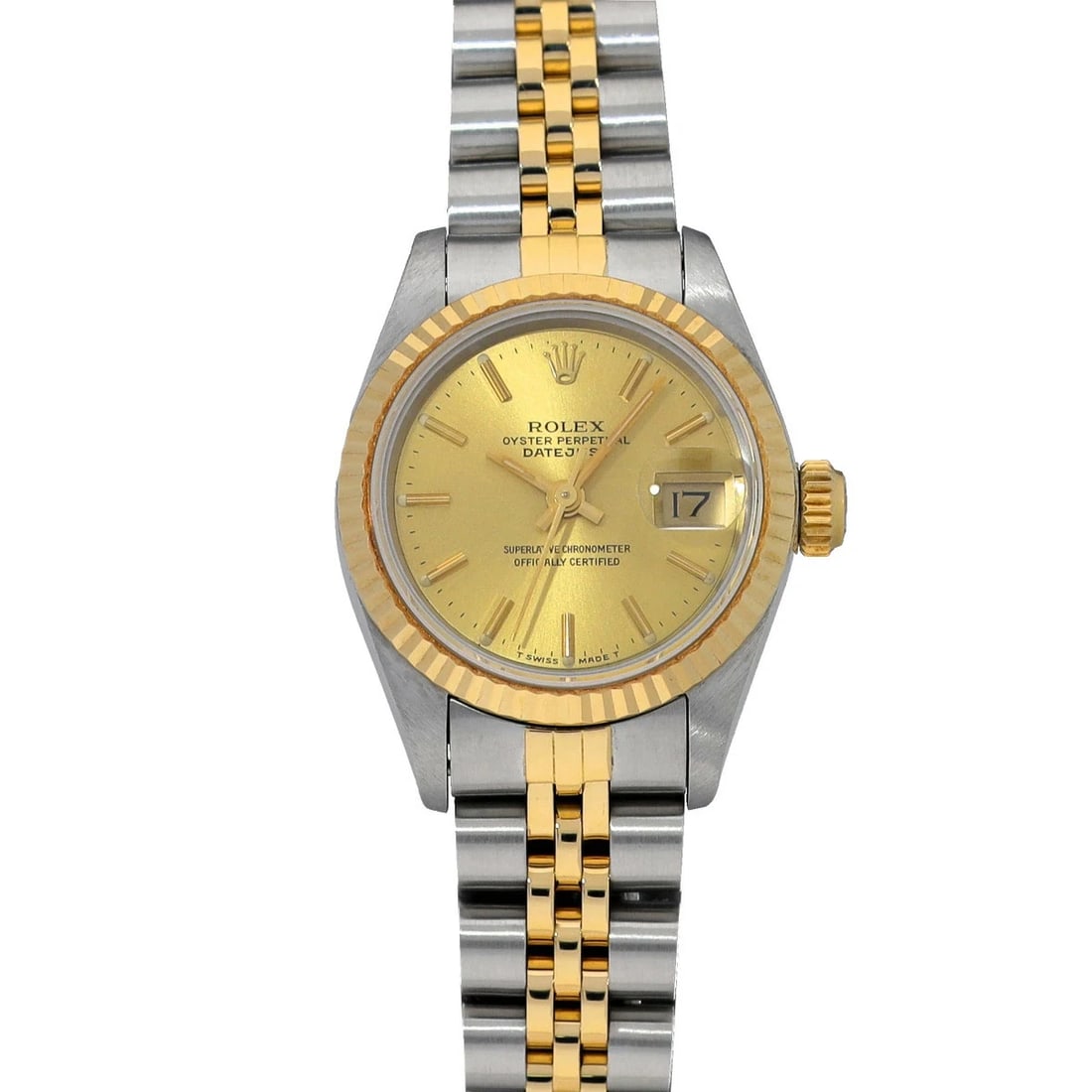 ROLEX DATEJUST WATCH: ROLEX Datejust Watch Brand: ROLEX Type: N/A Material: Band Material Stainless, Case Material Sapphire Crystal Color: Band Color N/A Size: Band Size none, Case Size 26×26mm Accessories: None