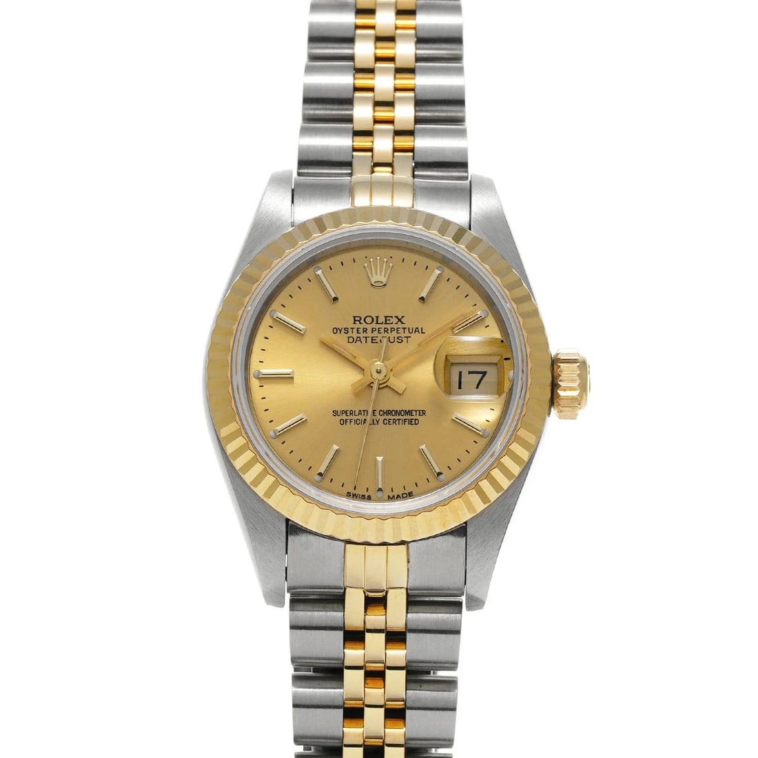 ROLEX DATEJUST WATCH: ROLEX Datejust Watch Brand: ROLEX Type: N/A Material: Band Material Stainless, Case Material Sapphire Crystal Color: Band Color N/A Size: Band Size none, Case Size 26×26mm Accessories: None