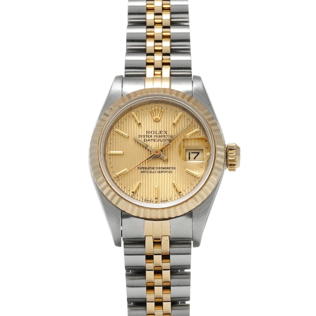 ROLEX DATEJUST WATCH: ROLEX Datejust Watch Brand: ROLEX Type: N/A Material: Band Material Stainless, Case Material Sapphire Crystal Color: Band Color N/A Size: Band Size none, Case Size 26×26mm Accessories: None