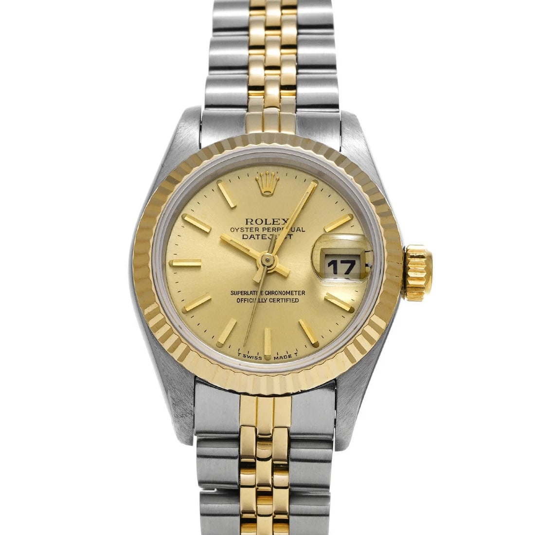 ROLEX DATEJUST WATCH: ROLEX Datejust Watch Brand: ROLEX Type: N/A Material: Band Material Stainless, Case Material Sapphire Crystal Color: Band Color N/A Size: Band Size none, Case Size 26×26mm Accessories: None
