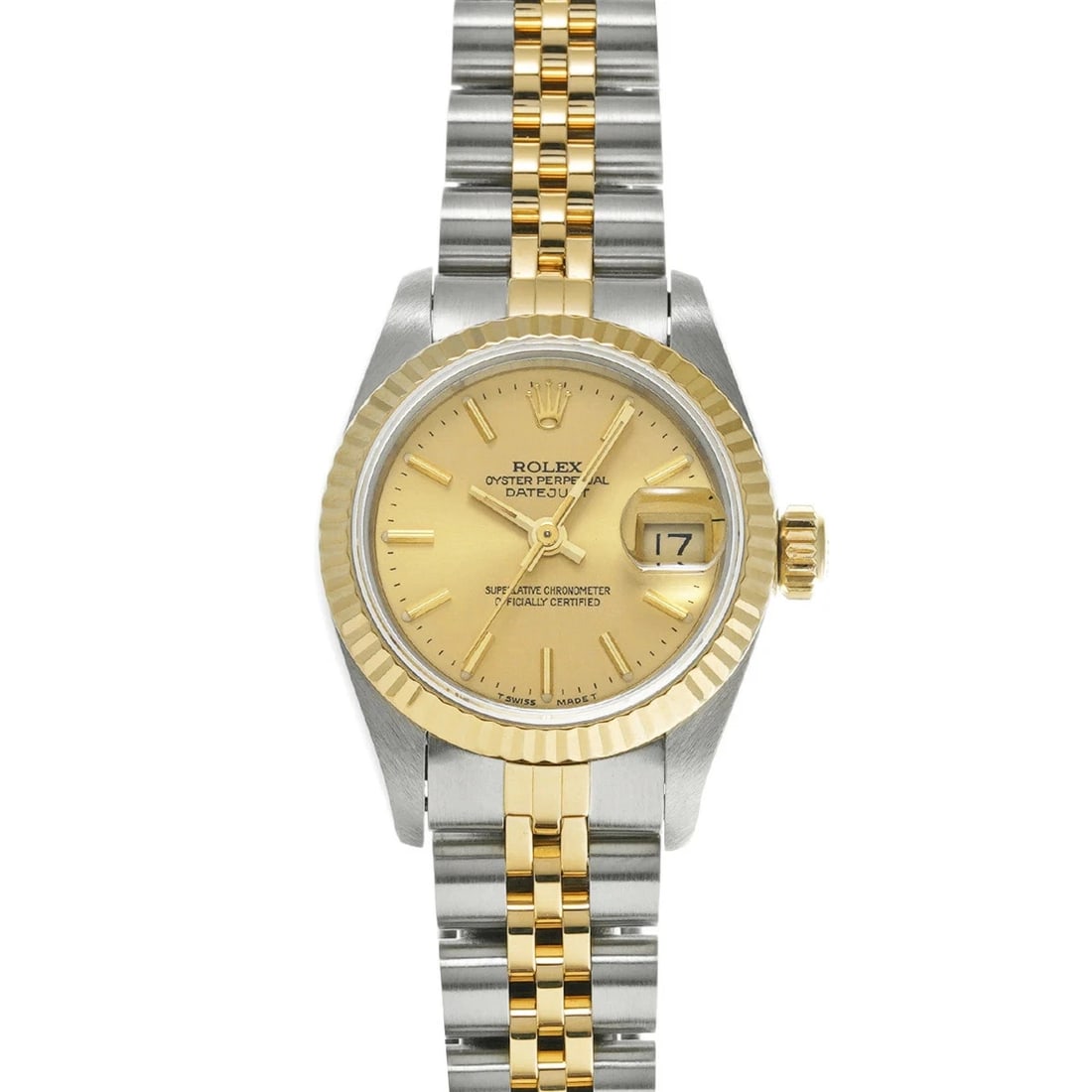 ROLEX DATEJUST WATCH: ROLEX Datejust Watch Brand: ROLEX Type: N/A Material: Band Material Stainless, Case Material Sapphire Crystal Color: Band Color N/A Size: Band Size none, Case Size 26×26mm Accessories: None