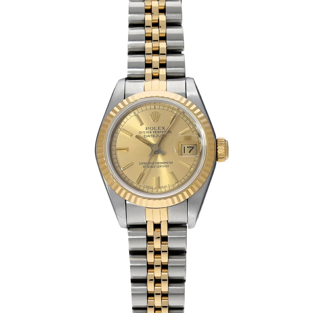 ROLEX DATEJUST WATCH: ROLEX Datejust Watch Brand: ROLEX Type: Wristwatch Material: Band Material Stainless, Case Material Sapphire Crystal Color: Band Color NA Size: Band Size 17.5cm, Case Size 26×26mm 