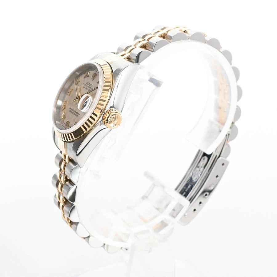 ROLEX DATEJUST IVORY WATCH - 2