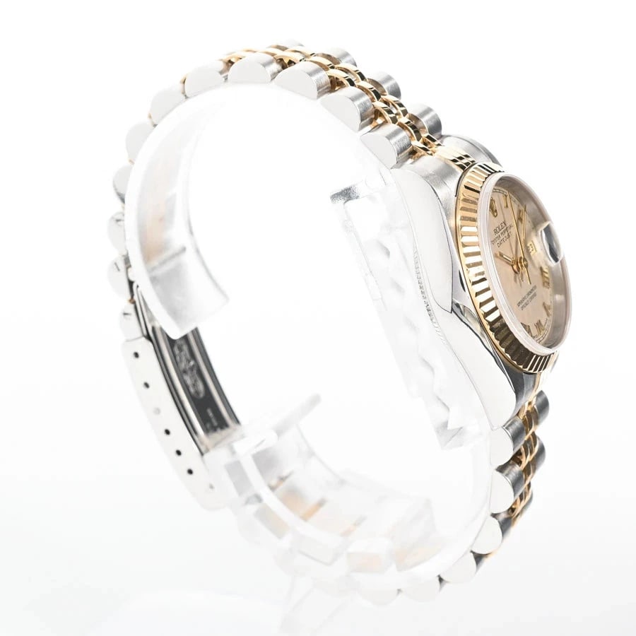 ROLEX DATEJUST IVORY WATCH - 3