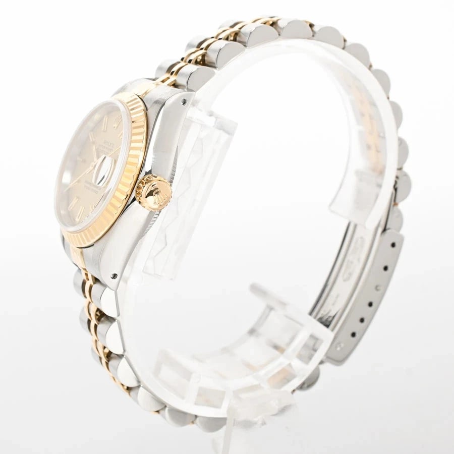 ROLEX DATEJUST YELLOW WATCH - 2