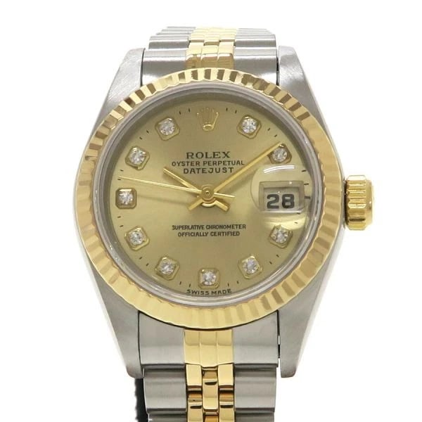 ROLEX DATEJUST WATCH: ROLEX Datejust Watch Brand: ROLEX Type: N/A Material: Band Material Ss Stainless Steel / Yg Yellow Gold, Case Material N/A Color: Band Color N/A Size: Band Size none, Case Size 26mm 
