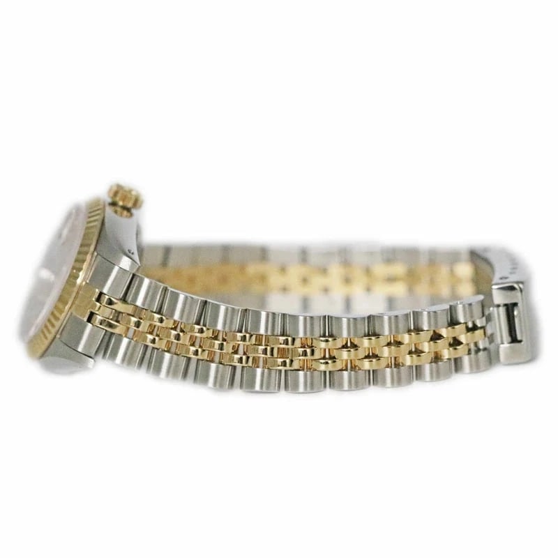 ROLEX DATEJUST GOLD WATCH - 4